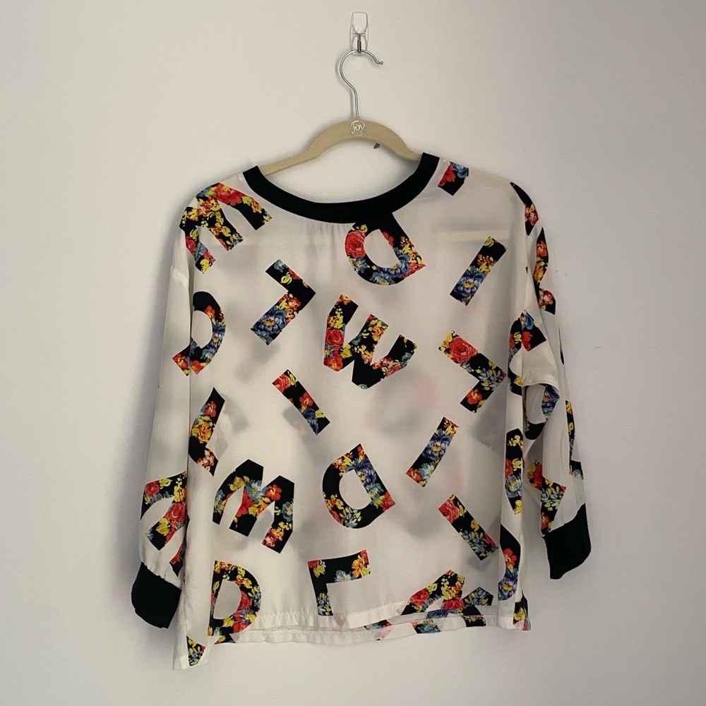 Floral Alphabet Shirt